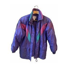 Allegheny Trail Y2K Skiing jacket outdoors sports colorful purple winter women M